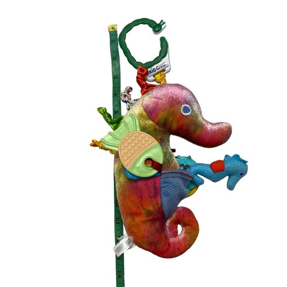 ERIC CARLE Mr. Seahorse Plush Stuffed Toy Baby Hanging Teether Lovey Rattle - Picture 5 of 5